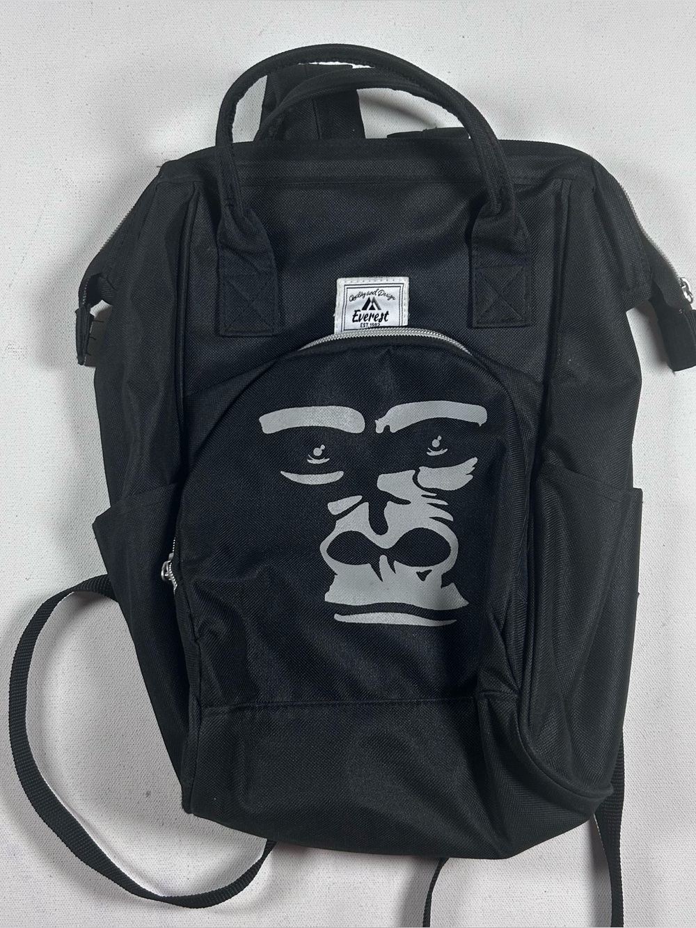 Everest Backpack Rucksack Gorilla Face Graphic RARE